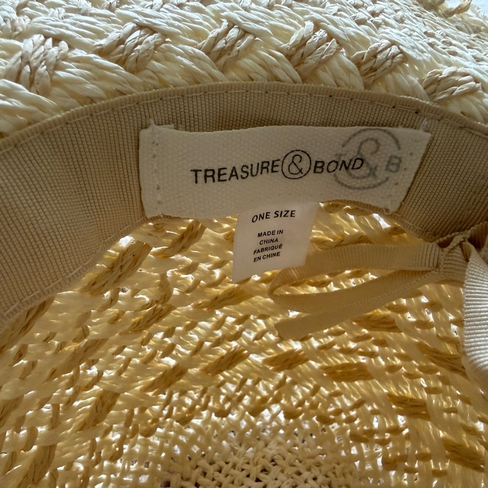 Treasure & Bond Natural Straw Raffia Sun Hat - Picture 5 of 5